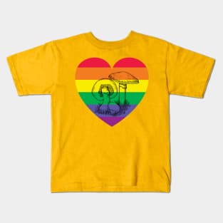 Pride Mushies Kids T-Shirt